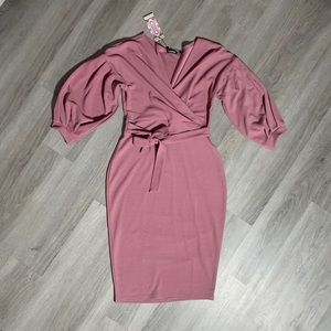 Flattering Fitted Midi Dress
